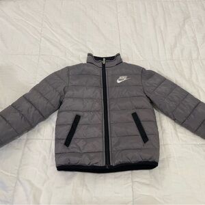 Nike Kids Gray Puffer Jacket